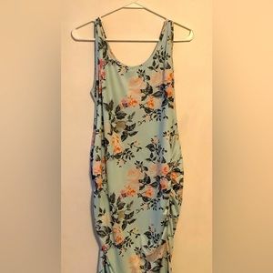 Floral mid length dress.